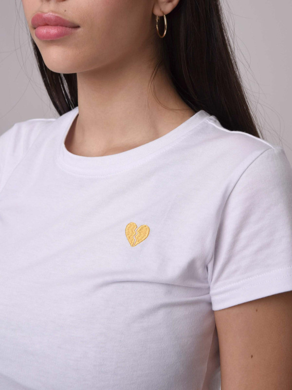 Women's T-Shirt with Broken Heart Project X Paris