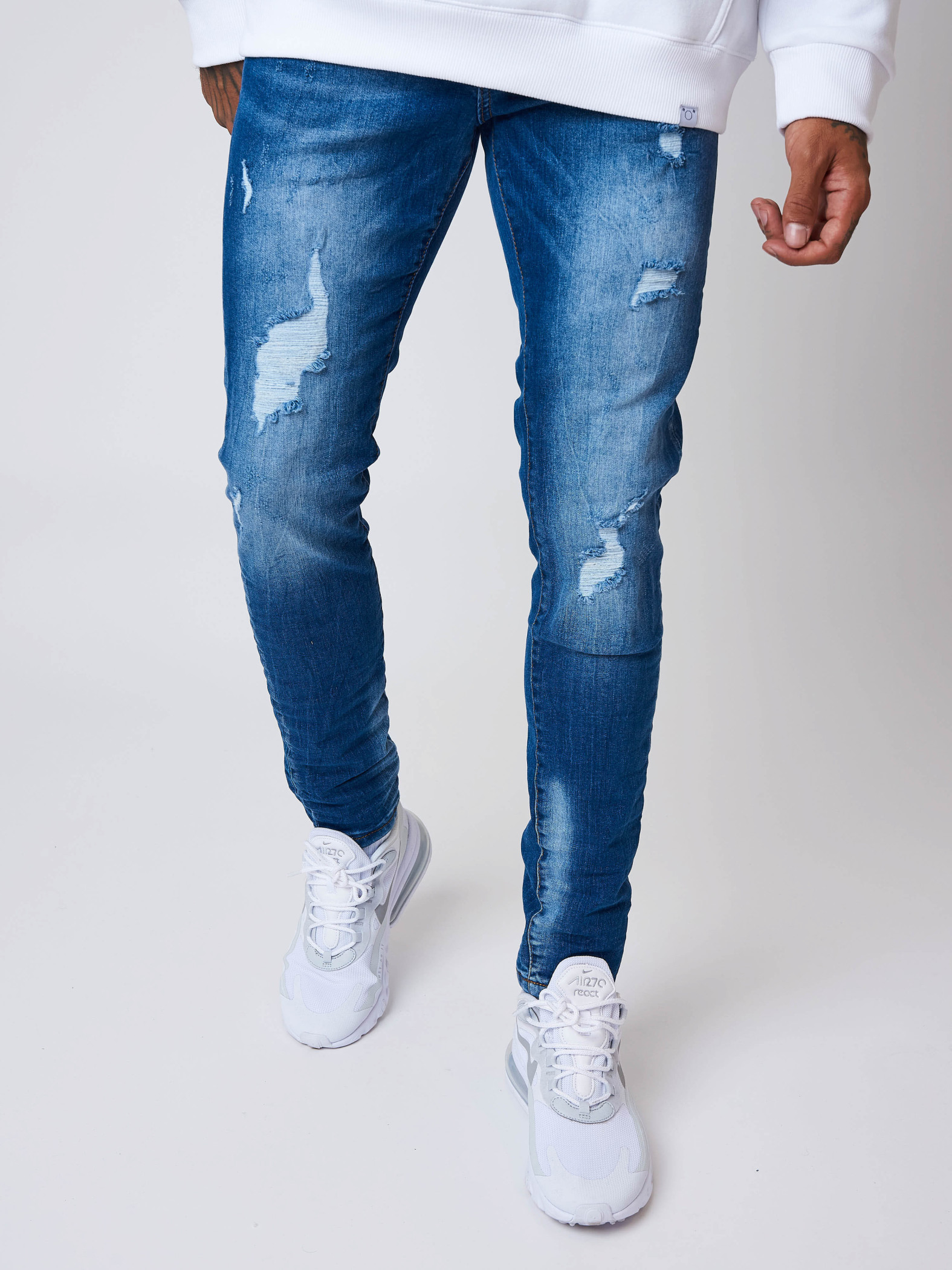 Slim Jean with Ripped Effect
