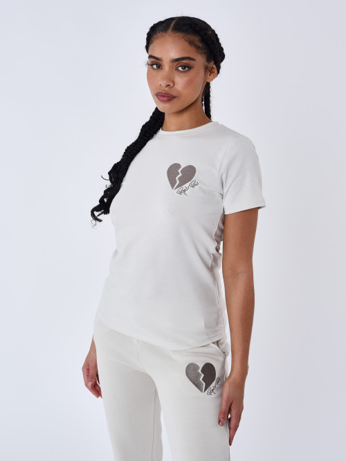 Broken heart tee shirt
